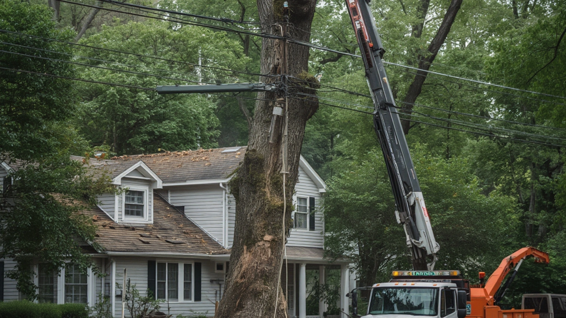 Tree Fell on My House in Boston, NY What to Do in the First 24 Hours Boston NY Tree Service