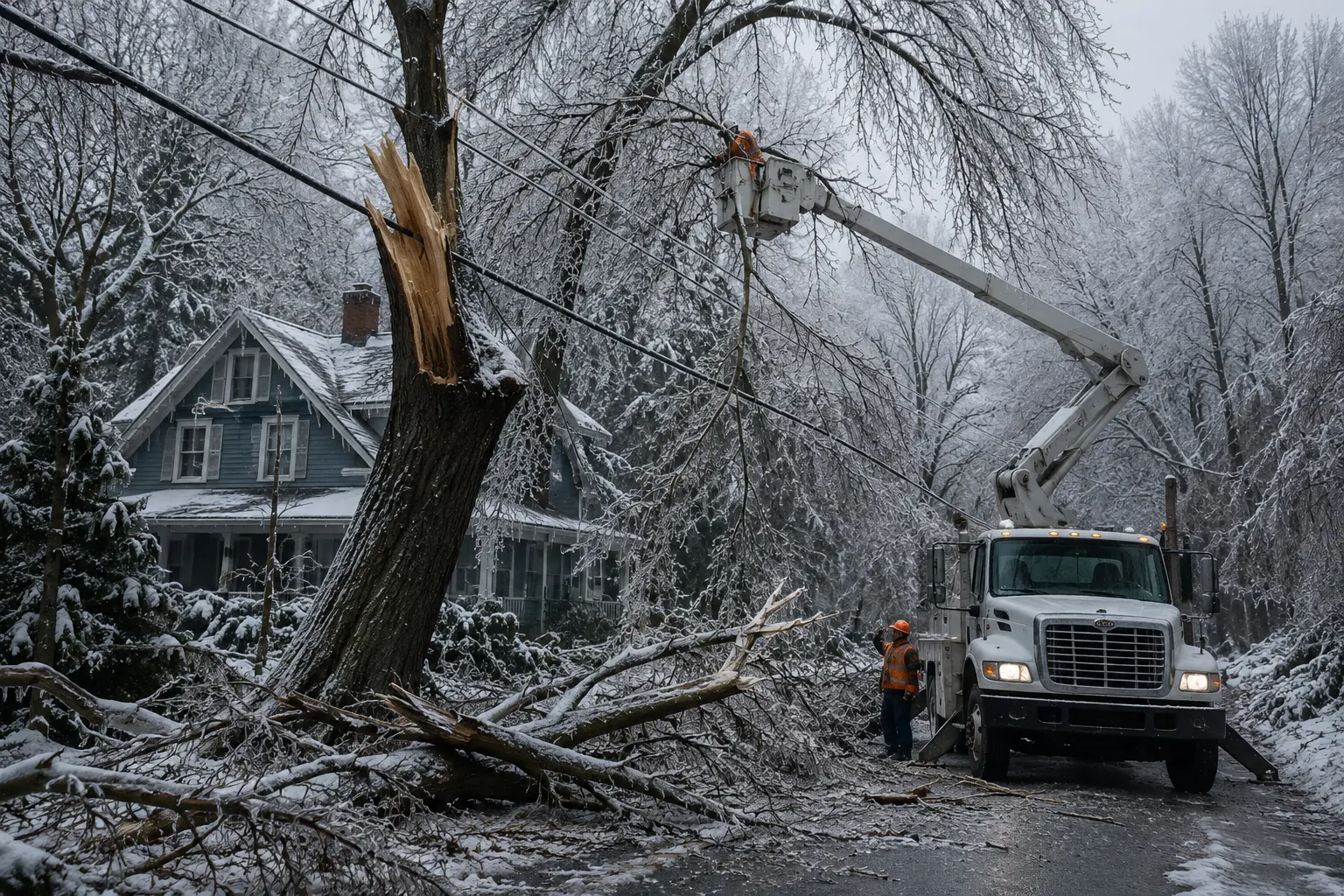 Why Winter Weather Increases Emergency Tree Removal Calls in Boston, NY